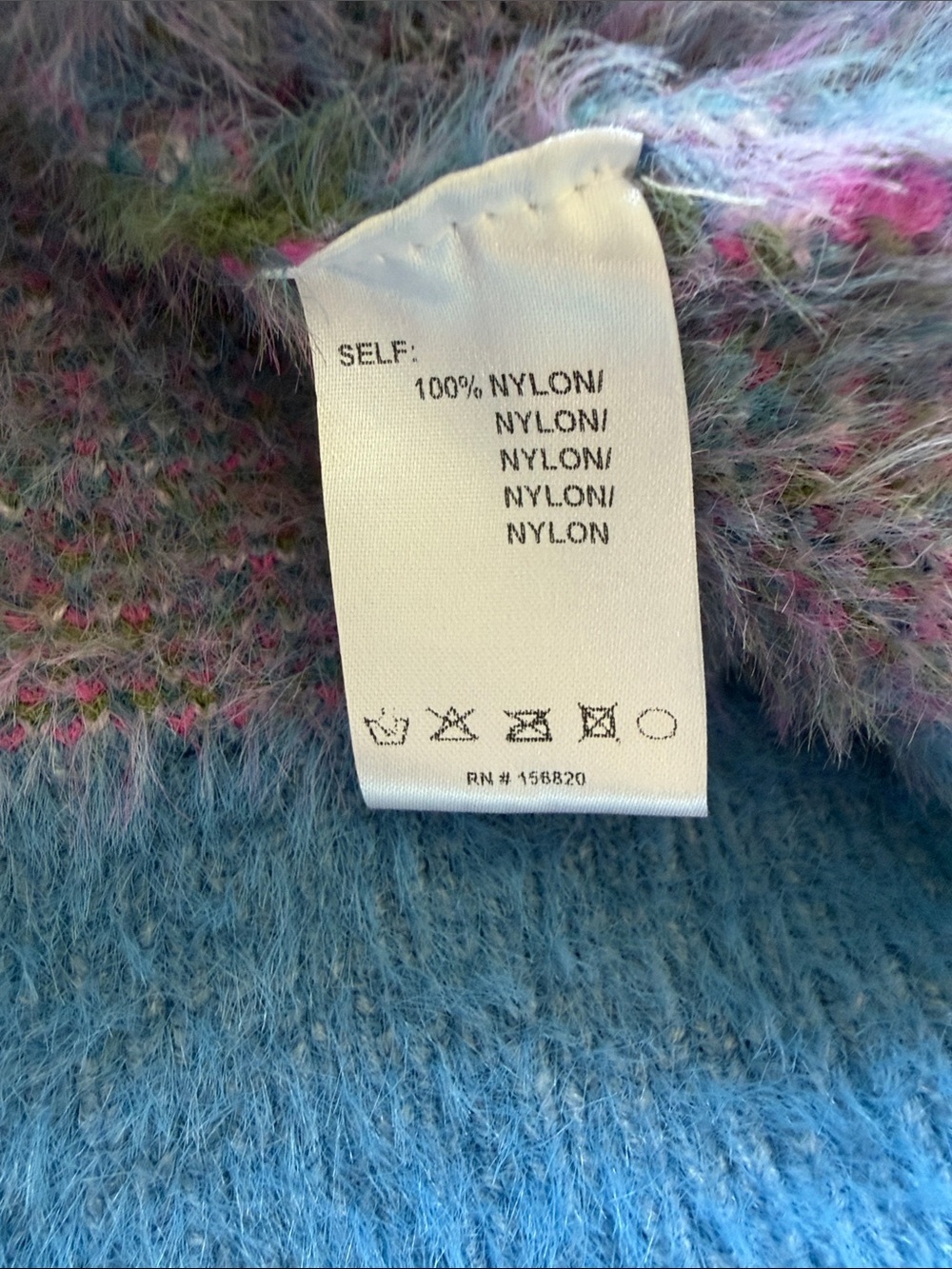 Allison New York Alma Cardigan XS Fuzzy Fair Isle Mohair Blend Grandpa Sweater - Picture 5 of 7